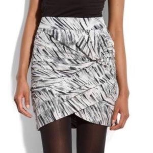 Leifsdottir Black and White Mini Skirt